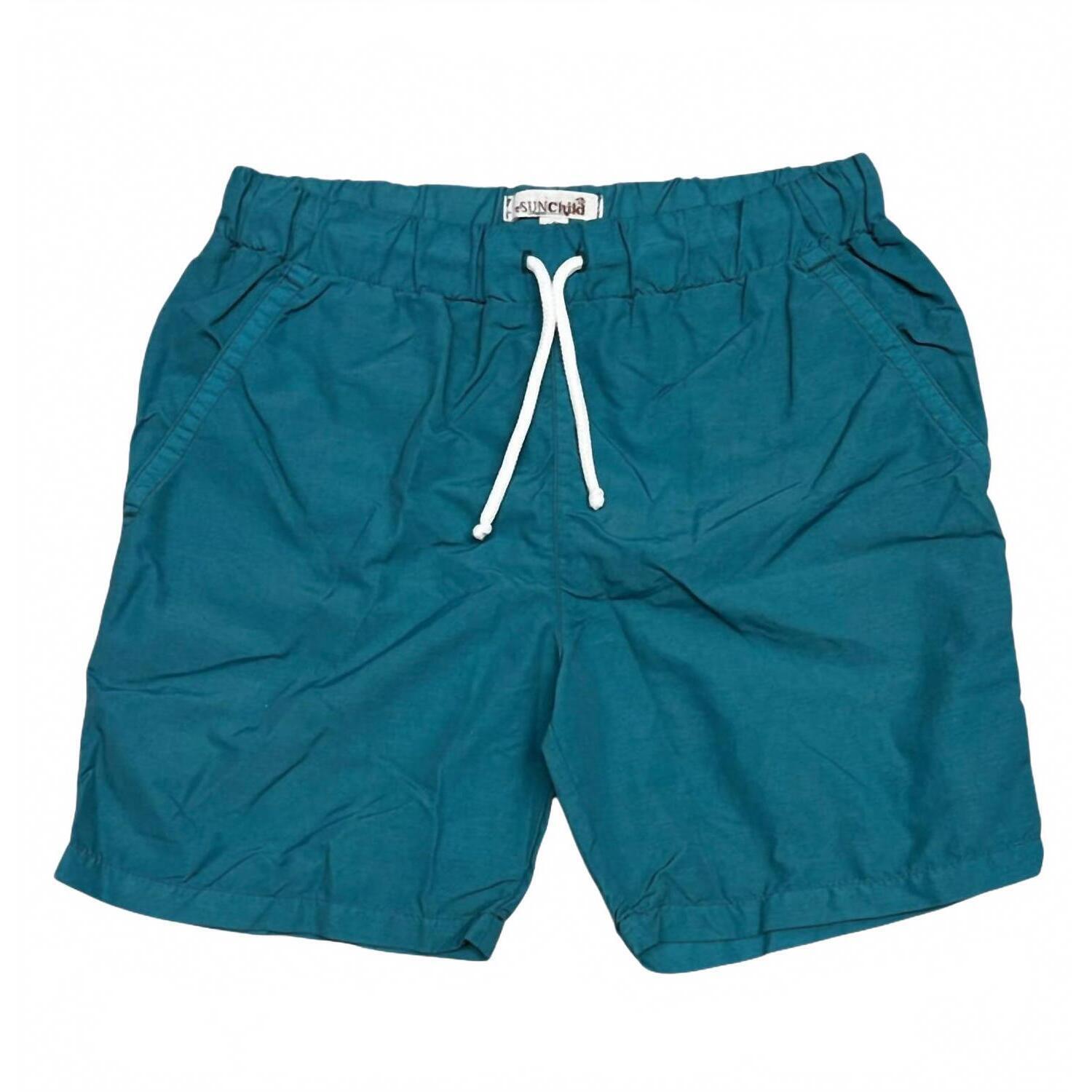 New Sun Child Boys Booby Swim Trunk In Islande